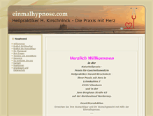 Tablet Screenshot of einmalhypnose.com